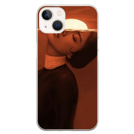 Husa personalizata tip carcasa HQPrint pentru Apple iPhone 14, model Sun Girl, multicolor, S1D1M0359