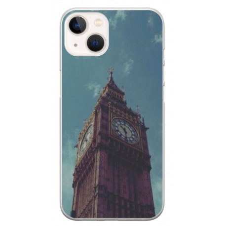 Husa personalizata tip carcasa HQPrint pentru Apple iPhone 15 Plus, model Big Ben 1, multicolor, S1D1M0013