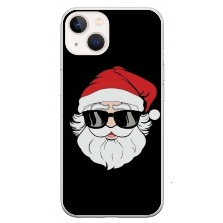 Husa personalizata tip carcasa HQPrint pentru Apple iPhone 15 Plus, model Cool Santa, multicolor, S1D1M0046