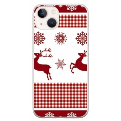 Husa personalizata tip carcasa HQPrint pentru Apple iPhone 15 Plus, model Reindeer 1, multicolor, S1D1M0051