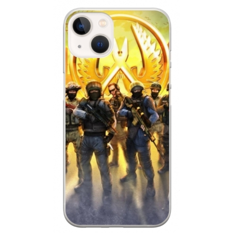 Husa personalizata tip carcasa HQPrint pentru Apple iPhone 15 Plus, model Counter Strike, multicolor, S1D1M0062