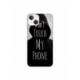 Husa personalizata tip carcasa HQPrint pentru Apple iPhone 15 Plus, model Dont touch my phone 2, multicolor, S1D1M0065