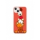 Husa personalizata tip carcasa HQPrint pentru Apple iPhone 15 Plus, model Garfield, multicolor, S1D1M0085