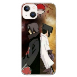 Husa personalizata tip carcasa HQPrint pentru Apple iPhone 15 Plus, model Itachi 1, multicolor, S1D1M0103