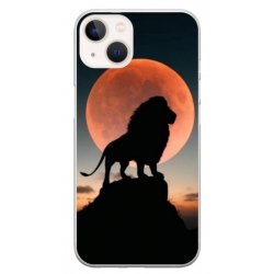 Husa personalizata tip carcasa HQPrint pentru Apple iPhone 15 Plus, model Lion 1, multicolor, S1D1M0110