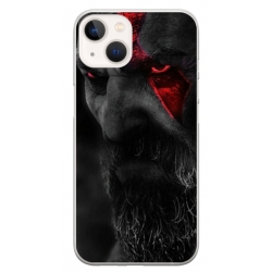 Husa personalizata tip carcasa HQPrint pentru Apple iPhone 15 Plus, model God of War 3, multicolor, S1D1M0111