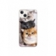 Husa personalizata tip carcasa HQPrint pentru Apple iPhone 15 Plus, model Cats, multicolor, S1D1M0116