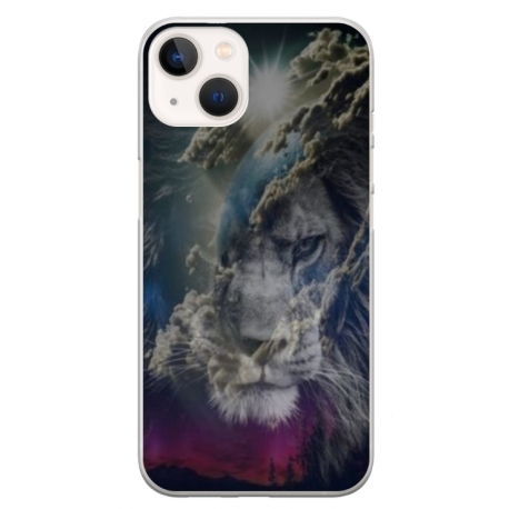 Husa personalizata tip carcasa HQPrint pentru Apple iPhone 15 Plus, model Lion 4, multicolor, S1D1M0120