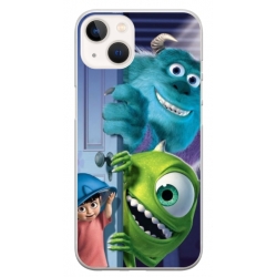Husa personalizata tip carcasa HQPrint pentru Apple iPhone 15 Plus, model Monster INC, multicolor, S1D1M0127