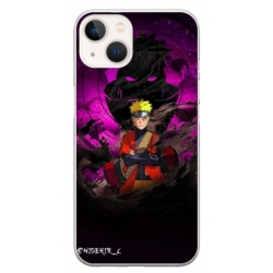 Husa personalizata tip carcasa HQPrint pentru Apple iPhone 15 Plus, model Naruto 1, multicolor, S1D1M0132