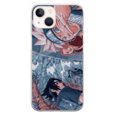 Husa personalizata tip carcasa HQPrint pentru Apple iPhone 15 Plus, model Naruto 2, multicolor, S1D1M0133