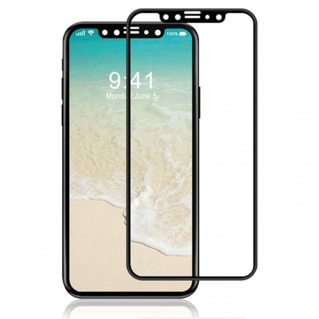 Folie de Sticla 3D APPLE iPhone X Full Face (Negru)