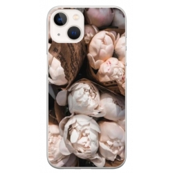 Husa personalizata tip carcasa HQPrint pentru Apple iPhone 15 Plus, model Flowers 6, multicolor, S1D1M0139