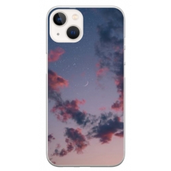 Husa personalizata tip carcasa HQPrint pentru Apple iPhone 15 Plus, model Moody Sky, multicolor, S1D1M0146