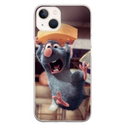 Husa personalizata tip carcasa HQPrint pentru Apple iPhone 15 Plus, model Ratatouille, multicolor, S1D1M0151