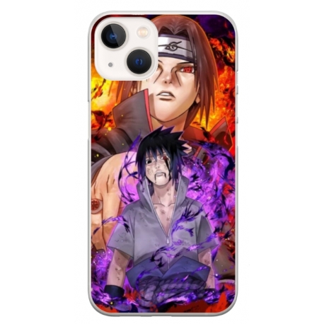 Husa personalizata tip carcasa HQPrint pentru Apple iPhone 15 Plus, model Naruto 3, multicolor, S1D1M0162