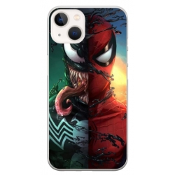 Husa personalizata tip carcasa HQPrint pentru Apple iPhone 15 Plus, model Spiderman 5, multicolor, S1D1M0171