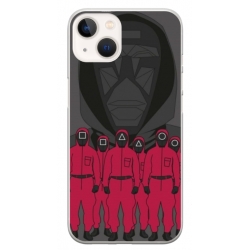 Husa personalizata tip carcasa HQPrint pentru Apple iPhone 15 Plus, model Squid Game 15, multicolor, S1D1M0187
