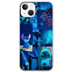 Husa personalizata tip carcasa HQPrint pentru Apple iPhone 15 Plus, model Stitch 1, multicolor, S1D1M0191