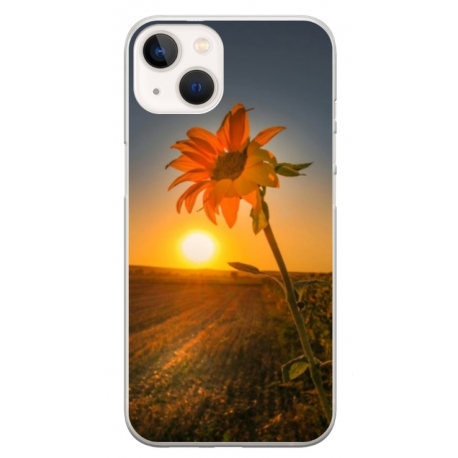 Husa personalizata tip carcasa HQPrint pentru Apple iPhone 15 Plus, model Sunflower 2, multicolor, S1D1M0194