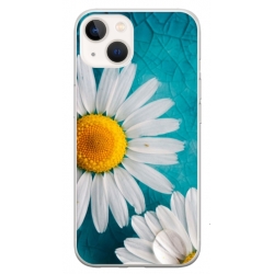 Husa personalizata tip carcasa HQPrint pentru Apple iPhone 15 Plus, model Petunia 1, multicolor, S1D1M0235