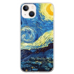 Husa personalizata tip carcasa HQPrint pentru Apple iPhone 15 Plus, model Van Gogh, multicolor, S1D1M0238