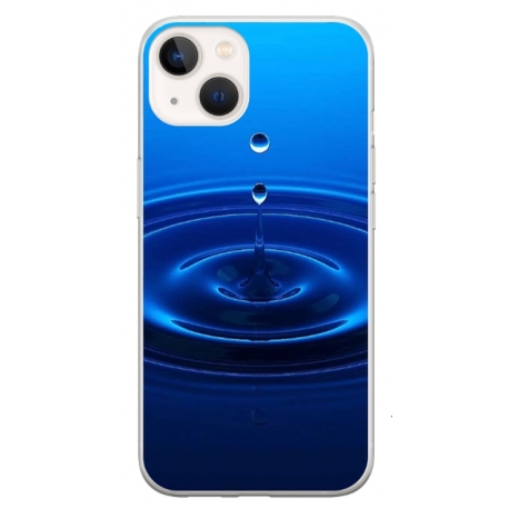 Husa personalizata tip carcasa HQPrint pentru Apple iPhone 15 Plus, model Picatura, multicolor, S1D1M0240