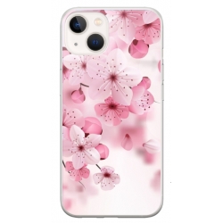 Husa personalizata tip carcasa HQPrint pentru Apple iPhone 15 Plus, model Flowers 17, multicolor, S1D1M0241