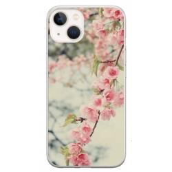 Husa personalizata tip carcasa HQPrint pentru Apple iPhone 15 Plus, model Flowers 18, multicolor, S1D1M0245