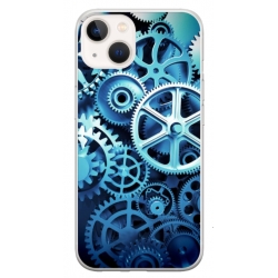 Husa personalizata tip carcasa HQPrint pentru Apple iPhone 15 Plus, model Clockwork, multicolor, S1D1M0250