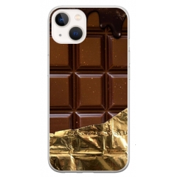 Husa personalizata tip carcasa HQPrint pentru Apple iPhone 15 Plus, model Chocolate, multicolor, S1D1M0272