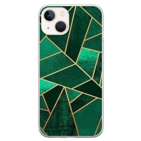 Husa personalizata tip carcasa HQPrint pentru Apple iPhone 15 Plus, model Emerald, multicolor, S1D1M0287