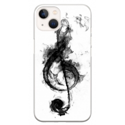 Husa personalizata tip carcasa HQPrint pentru Apple iPhone 15 Plus, model Song Notes, multicolor, S1D1M0357