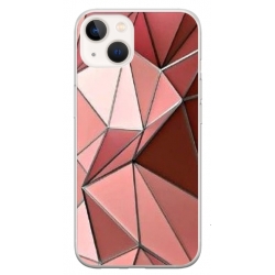 Husa personalizata tip carcasa HQPrint pentru Apple iPhone 15 Plus, model 3D, multicolor, S1D1M0373