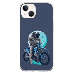 Husa personalizata tip carcasa HQPrint pentru Apple iPhone 15 Plus, model Biker Astronaout, multicolor, S1D1M0375
