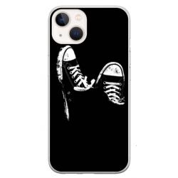 Husa personalizata tip carcasa HQPrint pentru Apple iPhone 15 Plus, model Sneakers, multicolor, S1D1M0381