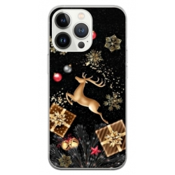 Husa personalizata tip carcasa HQPrint pentru Apple iPhone 15 Pro Max, model Reindeer 2, multicolor, S1D1M0052