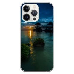 Husa personalizata tip carcasa HQPrint pentru Apple iPhone 15 Pro Max, model Nice View 1, multicolor, S1D1M0060