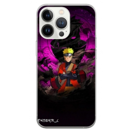 Husa personalizata tip carcasa HQPrint pentru Apple iPhone 15 Pro Max, model Naruto 1, multicolor, S1D1M0132