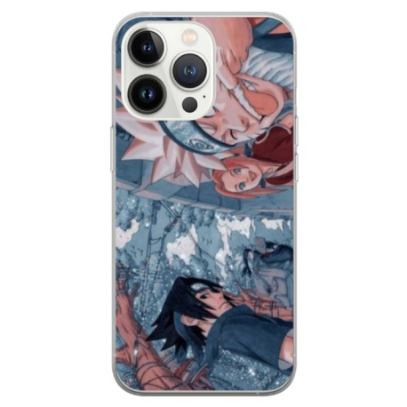 Husa personalizata tip carcasa HQPrint pentru Apple iPhone 15 Pro Max, model Naruto 2, multicolor, S1D1M0133