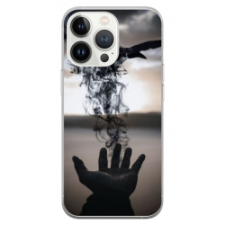 Husa personalizata tip carcasa HQPrint pentru Apple iPhone 15 Pro Max, model Black Magic, multicolor, S1D1M0152