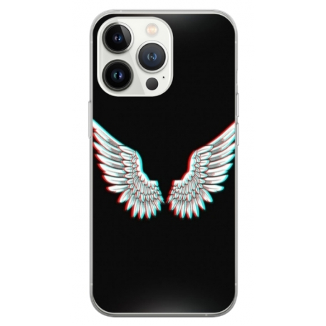 Husa personalizata tip carcasa HQPrint pentru Apple iPhone 15 Pro Max, model Angel, multicolor, S1D1M0219