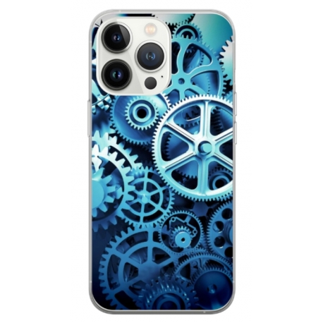 Husa personalizata tip carcasa HQPrint pentru Apple iPhone 15 Pro Max, model Clockwork, multicolor, S1D1M0250
