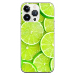 Husa personalizata tip carcasa HQPrint pentru Apple iPhone 15 Pro Max, model Lime, multicolor, S1D1M0253