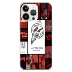 Husa personalizata tip carcasa HQPrint pentru Apple iPhone 15 Pro Max, model Capricorn, multicolor, S1D1M0295
