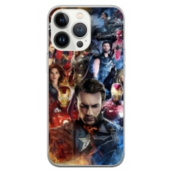 Husa personalizata tip carcasa HQPrint pentru Apple iPhone 15 Pro, model Avengers Endgame, multicolor, S1D1M0009