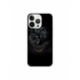 Husa personalizata tip carcasa HQPrint pentru Apple iPhone 15 Pro, model Black Cat 4, multicolor, S1D1M0097