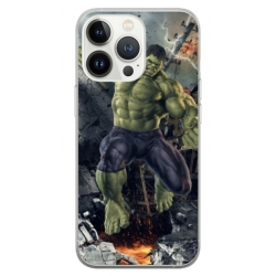 Husa personalizata tip carcasa HQPrint pentru Apple iPhone 15 Pro, model Hulk 1, multicolor, S1D1M0099