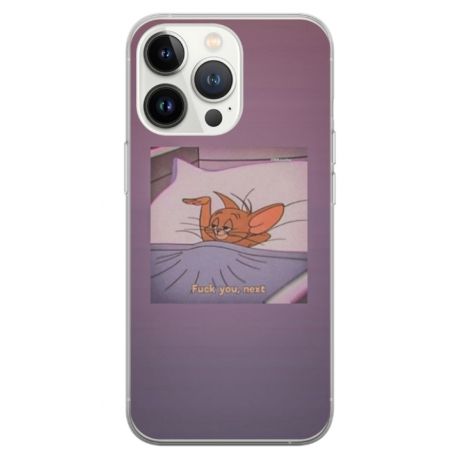 Husa personalizata tip carcasa HQPrint pentru Apple iPhone 15 Pro, model Jerry 1, multicolor, S1D1M0104