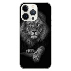 Husa personalizata tip carcasa HQPrint pentru Apple iPhone 15 Pro, model Lion 2, multicolor, S1D1M0117